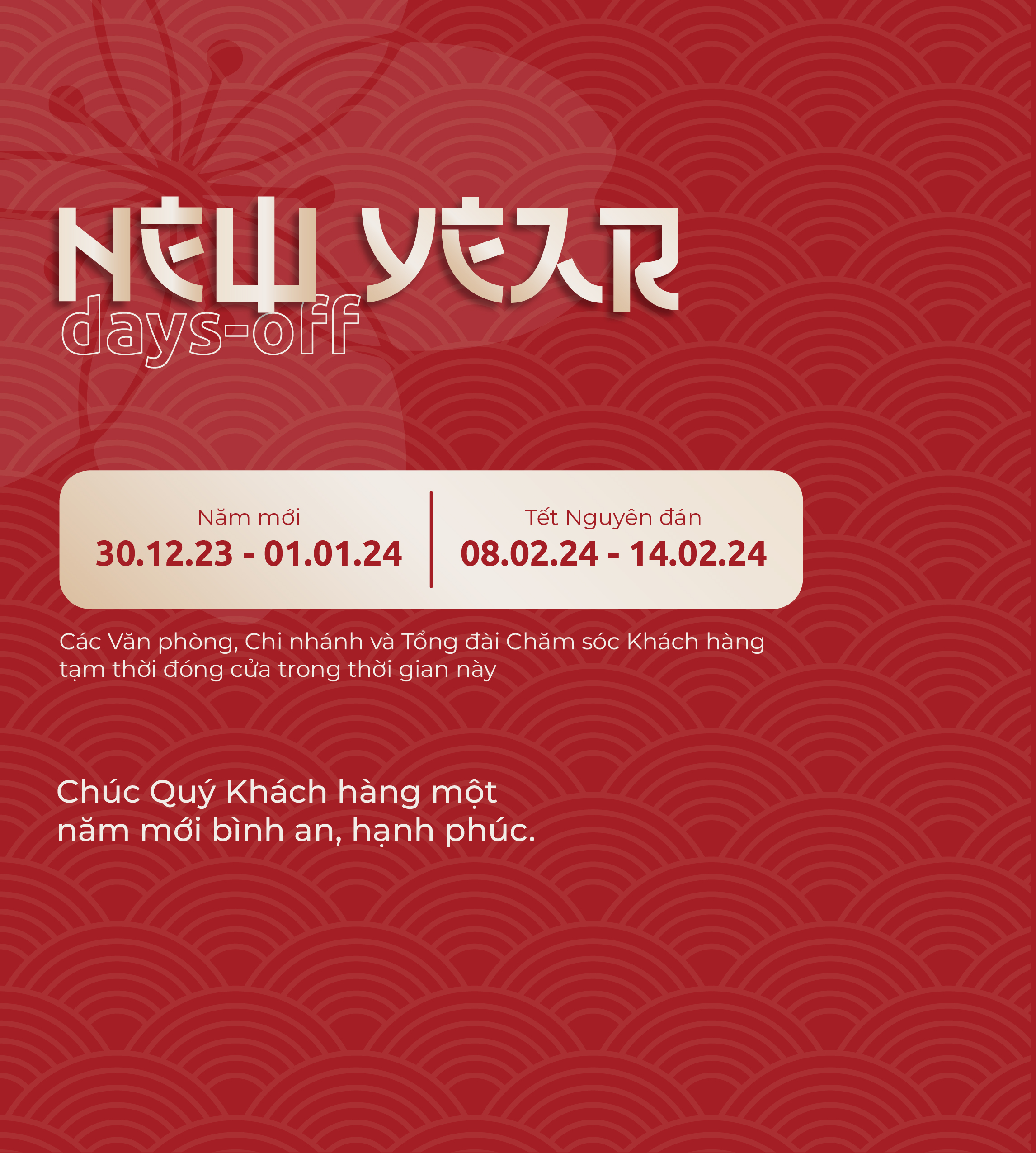 Thông báo Nghỉ lễ