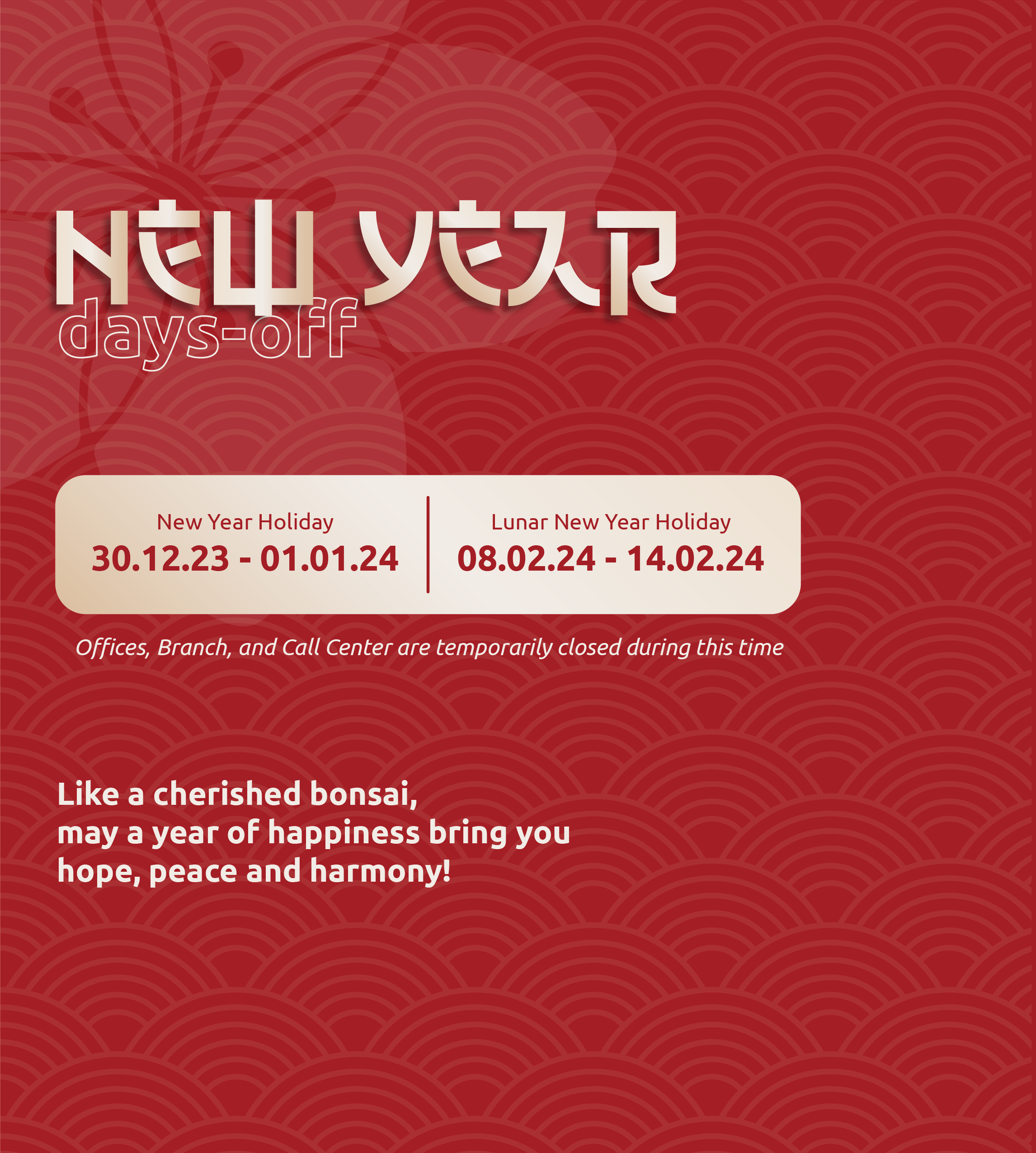 New Year 2024 Announcement
